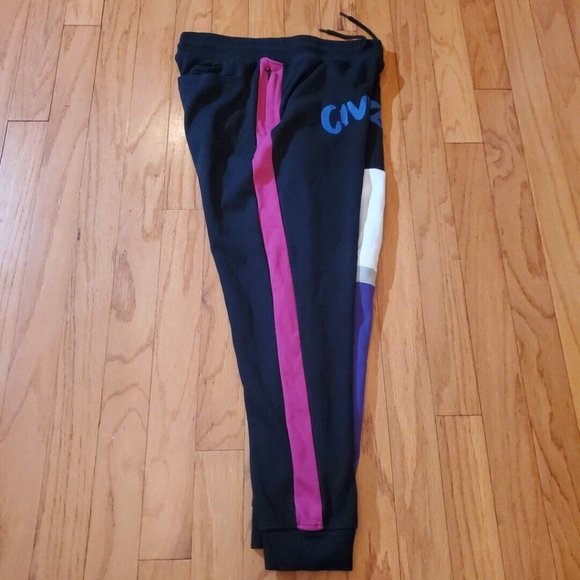 Civilized Men's Soft Sweatpants jogger size XL Muticolor Color block - Picture 5 of 9